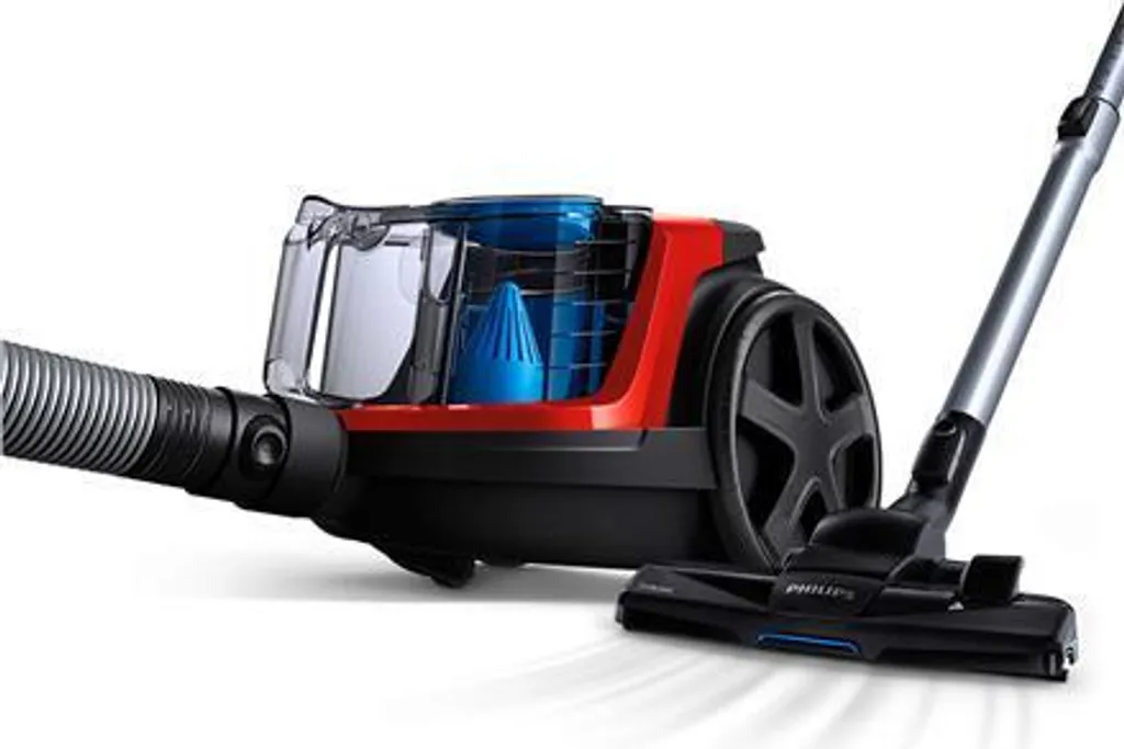 Philips Staubsauger PowerPro Compact FC9330/09 Ohne Beutel, Leistung 650 W, Staubkapazität 1,5 L, Rot – Bild 2