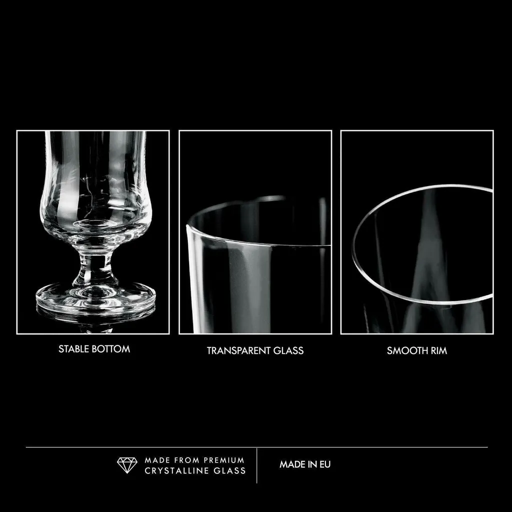 KROSNO Pina Colada Cocktailgläser Longdrinkgläser | Set Von 6 | 300 ML | Avant-Garde Kollektion | Perfekt Für Zuhause, Restaurants Und Partys | Spülmaschinenfest – Bild 3