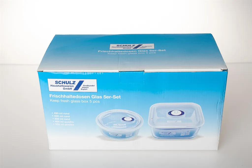 10 Tlg. Frischhaltedosen Aus Glas Mit Deckel, Gefrierdose, Vorratsdose – Bild 2
