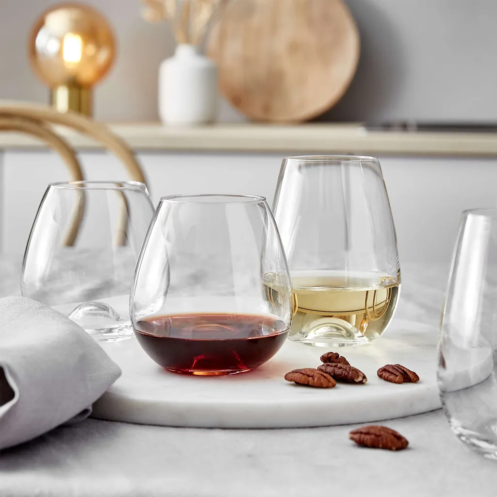 BUTLERS SENZA 6x Rotweingläser Ohne Stiel 440ml – Bild 2