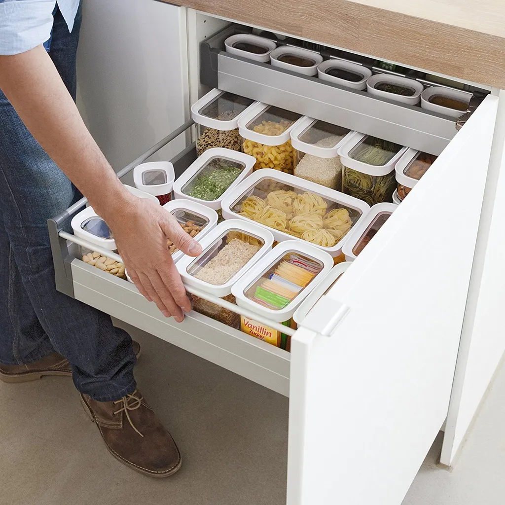 Emsa Trockenvorratsdose OPTIMA 0,45 Liter Transparent / Weiß – Bild 14