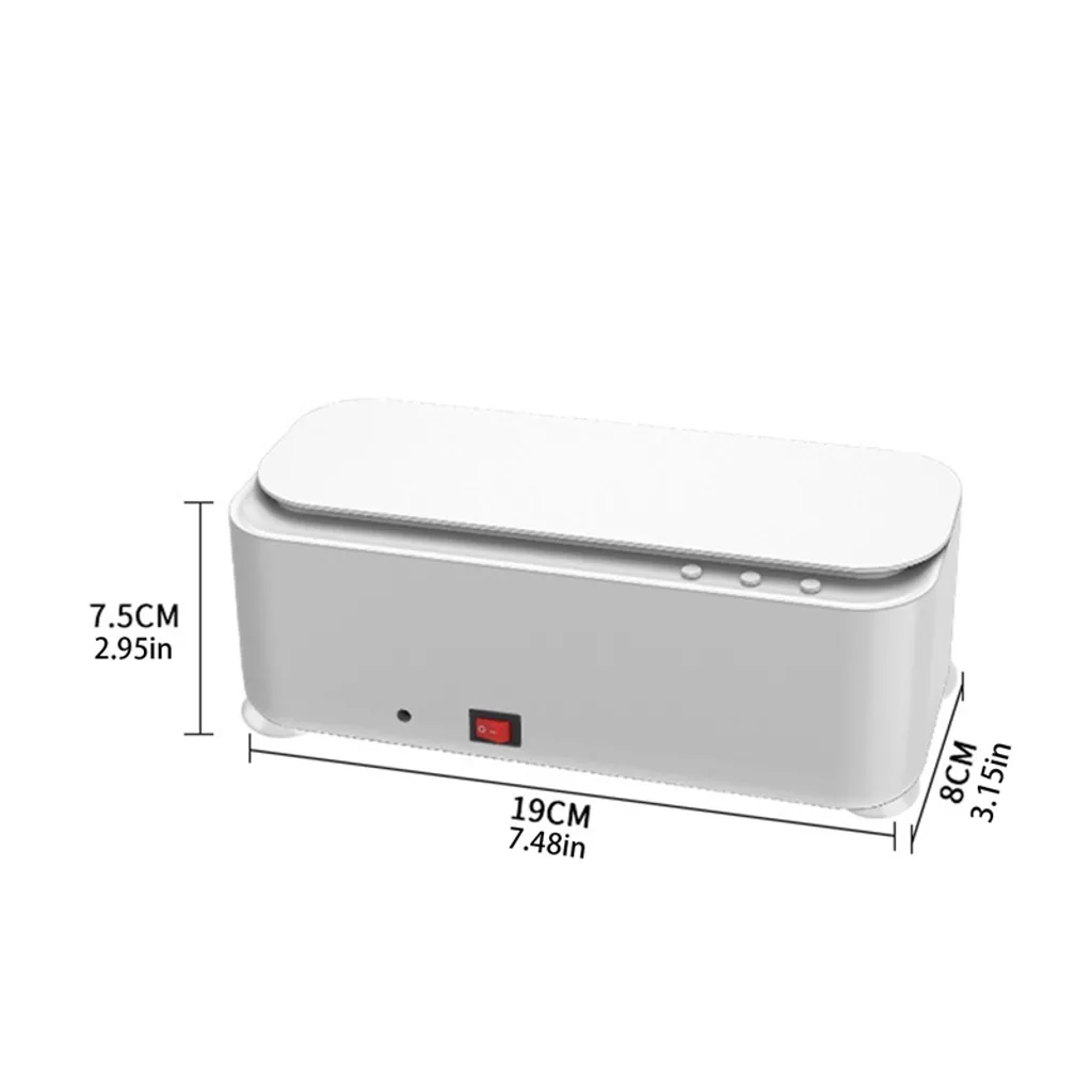 Ultraschallreiniger, Brillenreiniger, Schmuckreiniger, Betrieb Mit Leitungswasser,Für Schmuck, Brillen, Ringe, Silber, Uhren – Bild 4