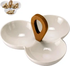 Snackschale "Trio" Mit Holzgriff