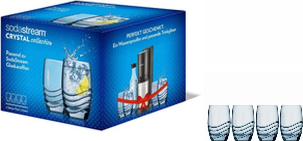Sodastream Trinkglas 4er-Pack, Passend Zu Sodastream-Glaskaraffen – Bild 8