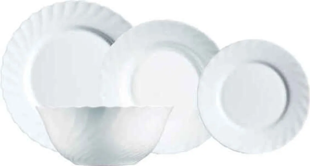 Luminarc 19tlg. Tellerset + Schale Trianon – Bild 4