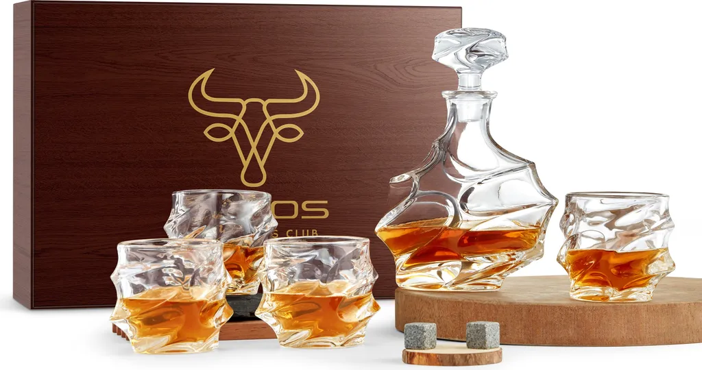 Echos Whiskyset | Whiskygläser | 7-Teiliges Whiskeyset | Geschenkset – Bild 2