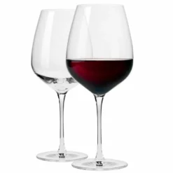 KROSNO Rotweingläser Pinot Noir | Set Von 2 | 700 ML | Kristallglas | Duet Kollektion | Ideal Für Zuhause, Restaurants Und Empfänge | Spülmaschinenfest