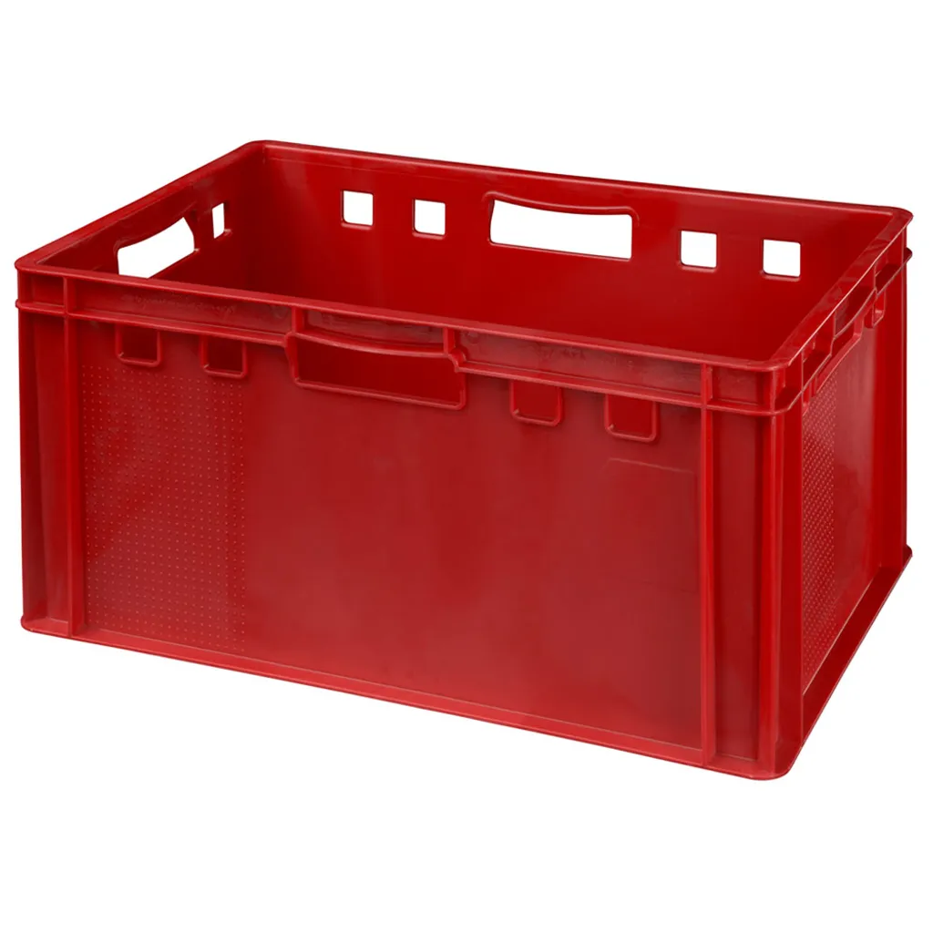 4 Stück Eurokisten E3 Metzgerkiste Rot – Bild 2