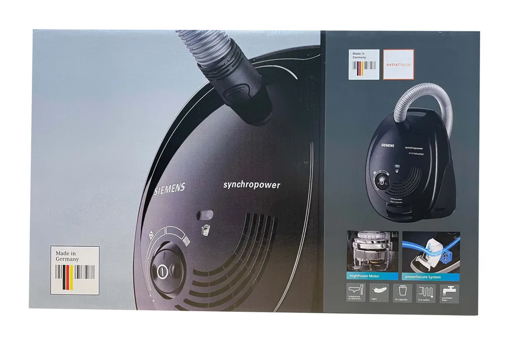 Siemens VS06M312 Bodenstaubsauger 600W 9m Aktionsradius Hygienefilter Beutel – Bild 8