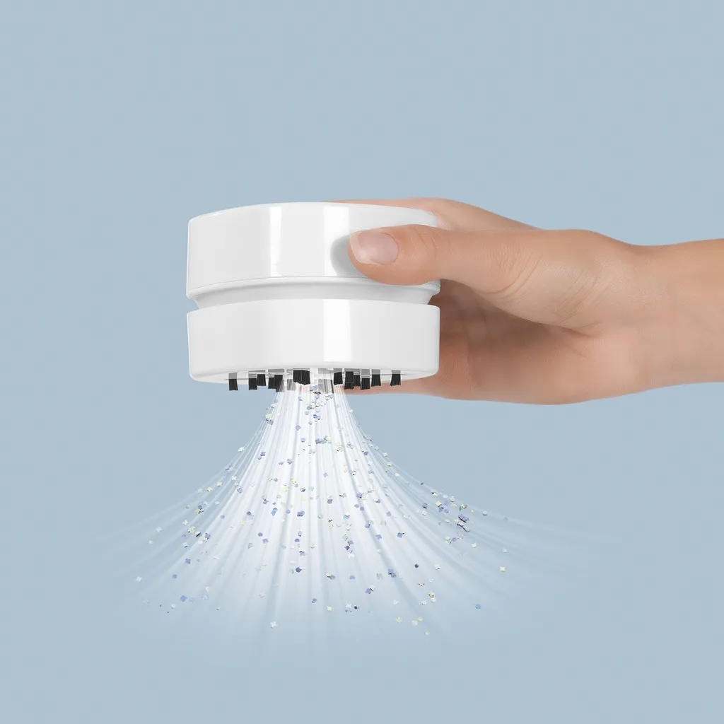 MAXXMEE Tisch-Staubsauger - 60 Minuten Laufzeit - Weiß Tischstaubsauger Mini Staubsauger Akku Handstaubsauger Handsauger Akkusauger – Bild 8