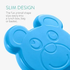 Navaris Kühlakku Kühlpad Für Kühltasche - Lunch Box 5x Kühlakkus - Kühl Akku Cool Pack - 5er Set Kühlelemente Für Lebensmittel - Bär Design