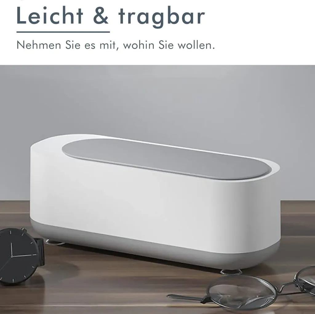 Ultraschallreiniger Ultraschallreinigungsgerät Ultraschallgerät 250ml Ultraschallbad Ultrasonic Cleaner 3000 Hz Für Brillen Schmuck Uhr – Bild 8