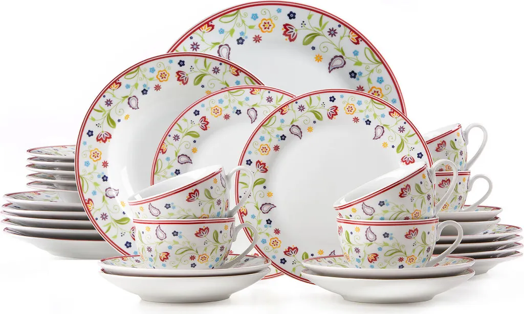 Ritzenhoff & Breker Kombiservice Doppio Shanti, 30-teilig, Porzellangeschirr – Bild 2