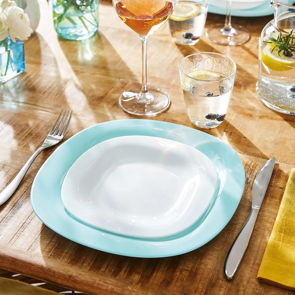 Geschirr Luminarc Carine Glas Schwarz-Weiß (19 Pcs) – Bild 10