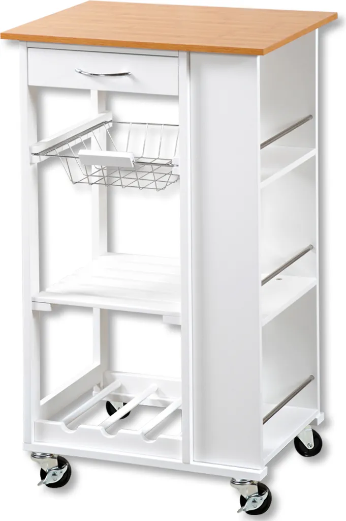 KESPER Küchenwagen, Weiß, 50x37 Cm, H: 87cm, 2577713 – Bild 2