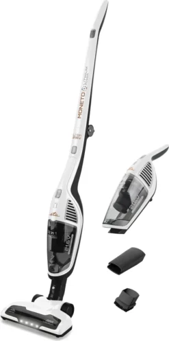 ETA MONETO-LI ION ETA644990000 Leistungsstarker 2-in-1-Stiel- Und Handstaubsauger, Betriebszeit Von Bis Zu 55 Minuten, HEPA-Filter, LED-Beleuchtung, 21,6 V Li-Ion-Akku
