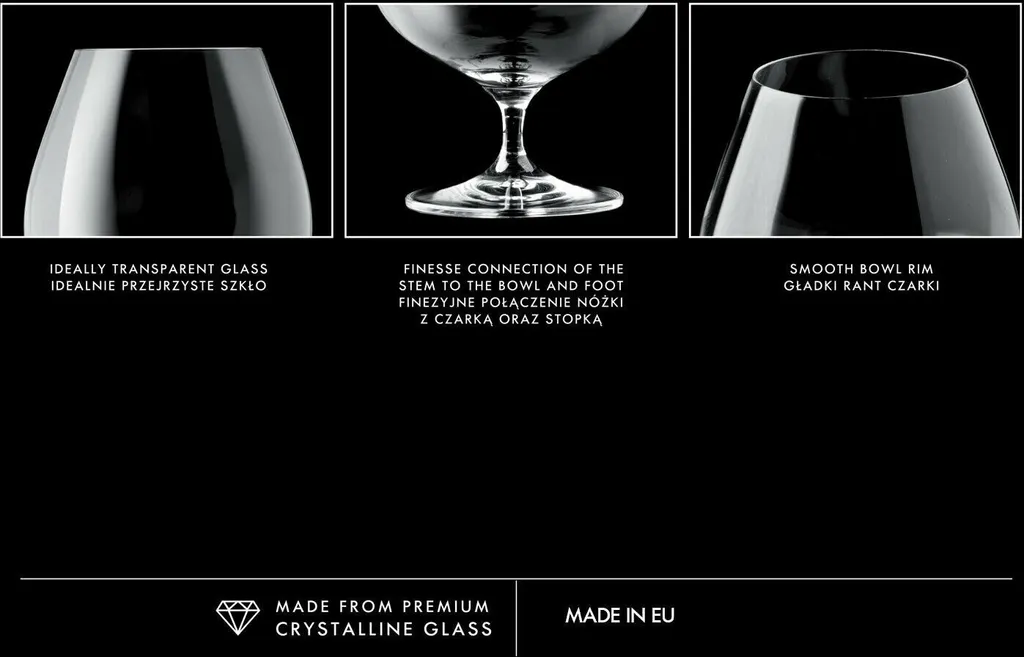 KROSNO Cognac-Gläser Cognacschwenker | Set Von 6 | 550 ML | Harmony Kollektion | Perfekt Für Zuhause, Restaurants Und Partys | Spülmaschinenfest – Bild 11