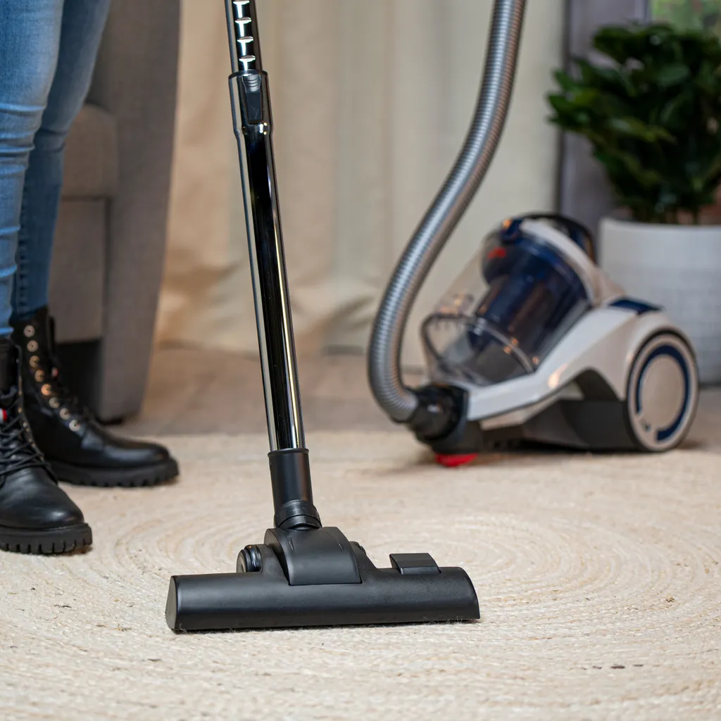 Dirt Devil Staubsauger Ohne Beutel - DD2504 - 700W - HEPA 12 Filter - 9M Reichweite - Mit Combibrush, Versenkter Bürste Und Parkettbürste - 4,9KG - Staubsammelbox 2,7L - Weiß – Bild 8