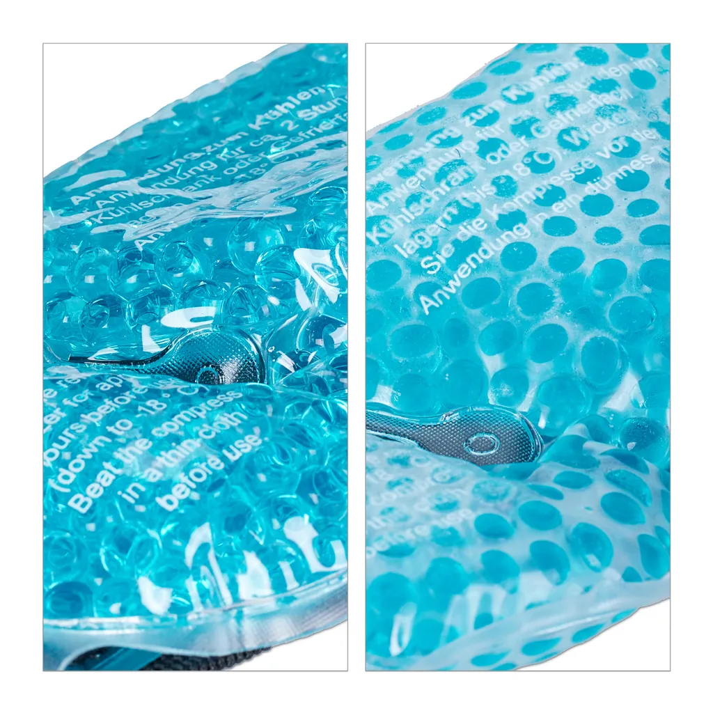 Relaxdays Kühlpads Kopf Im 4er Set – Bild 7