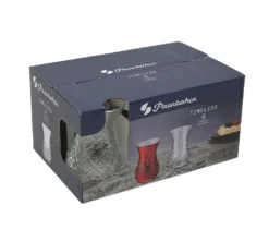 Pasabahce Timeless Türkische Teegläser Teeglas Tee Glas 6er-Set 155ml Caybardagi 42881 Rund