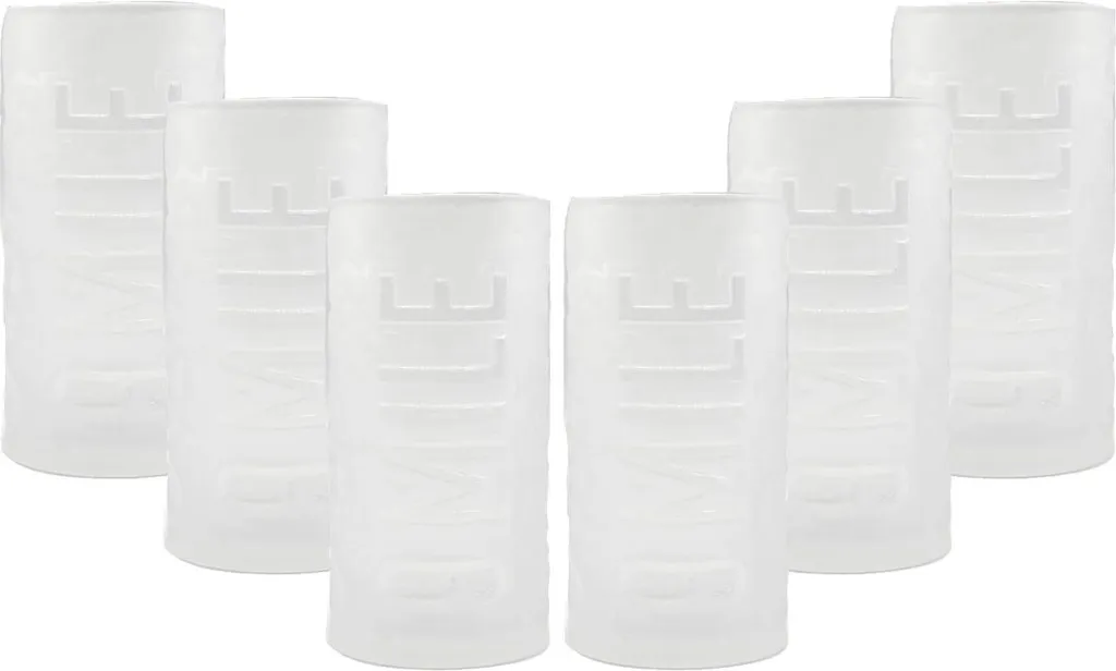 9 Mile - Longdrinkglas / Longdrink Glas / Milchglas Gläser Set - 6x Longdrinkgläser