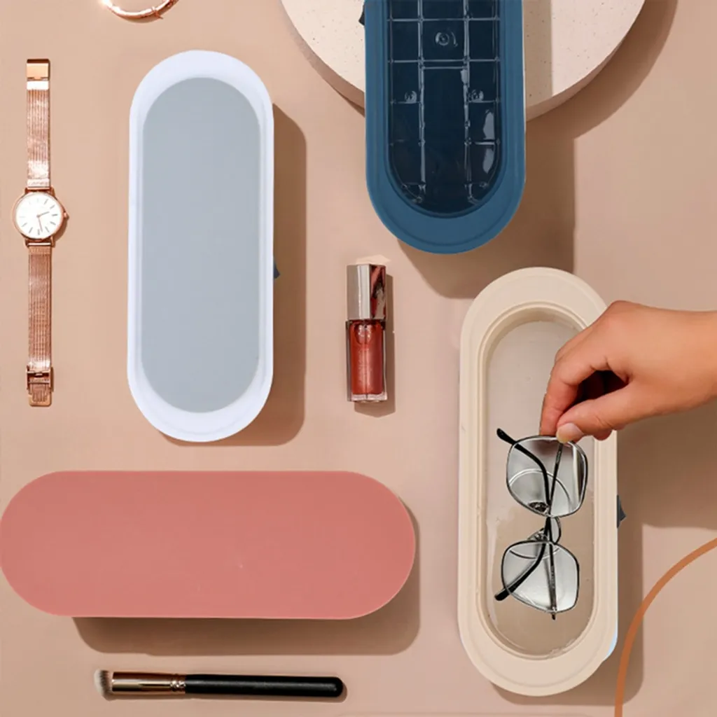 Ultraschallreiniger, Brillenreiniger, Schmuckreiniger, Betrieb Mit Leitungswasser,Für Schmuck, Brillen, Ringe, Silber, Uhren – Bild 2