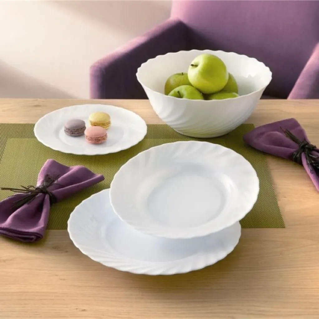 Luminarc 19tlg. Tellerset + Schale Trianon – Bild 7