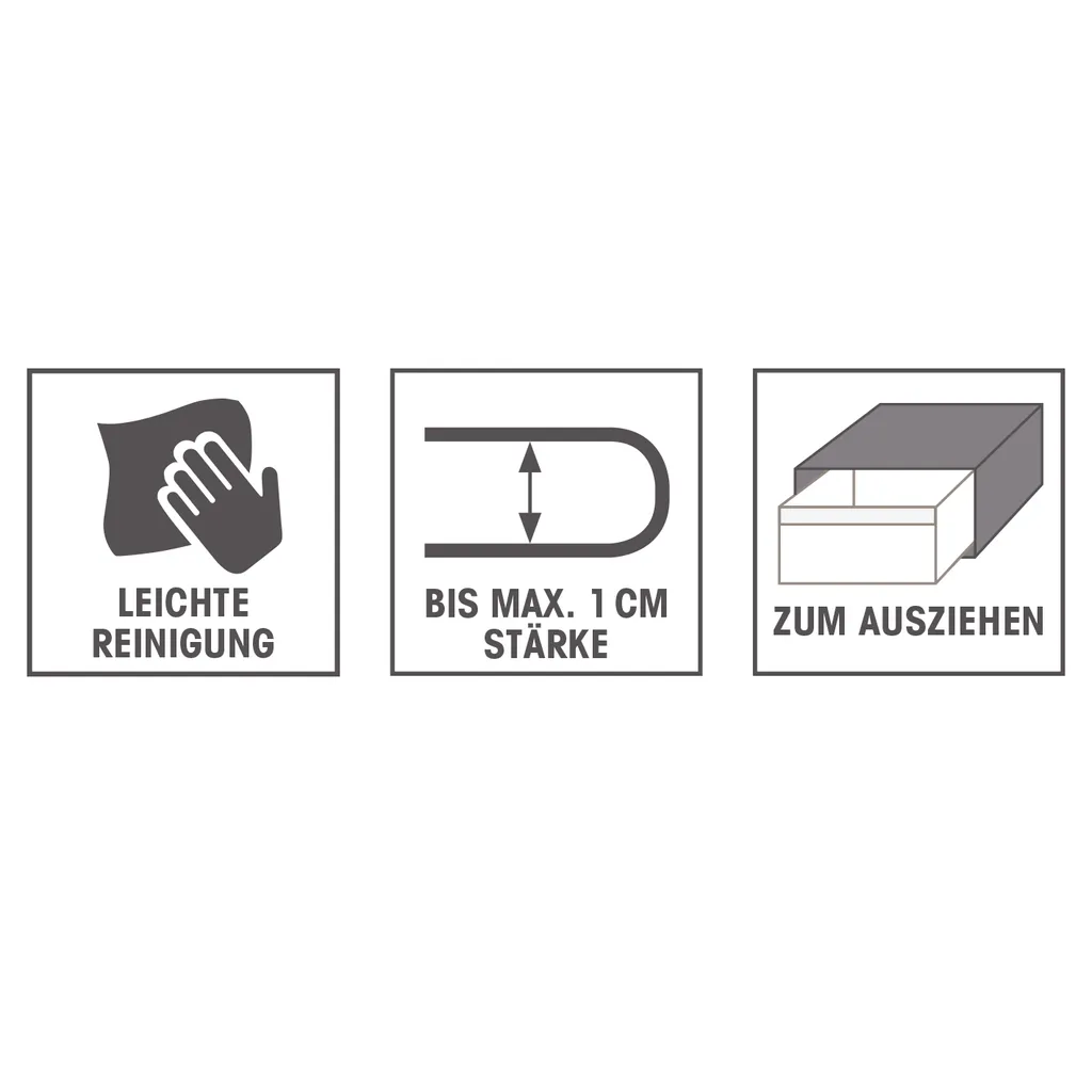 GOURMETmaxx Klemm-Schublade Für Kühlschrank, 3er-Set Schublade Klemm Kühlschrank GOURMETmaxx Zusatzfach Gemüsefach 3er-Set Ordnung – Bild 12