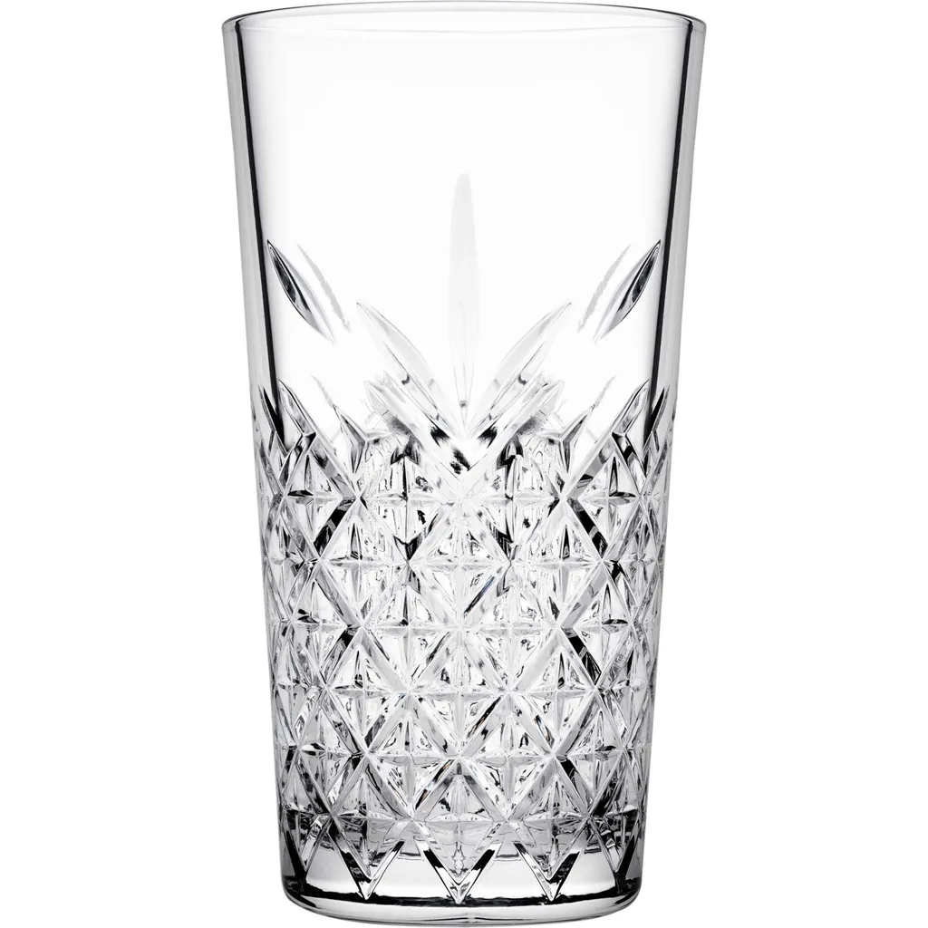 6 X Pasabahce Timeless Gläser Set Longdrinkglas Konisch Stapelbar 45 Cl