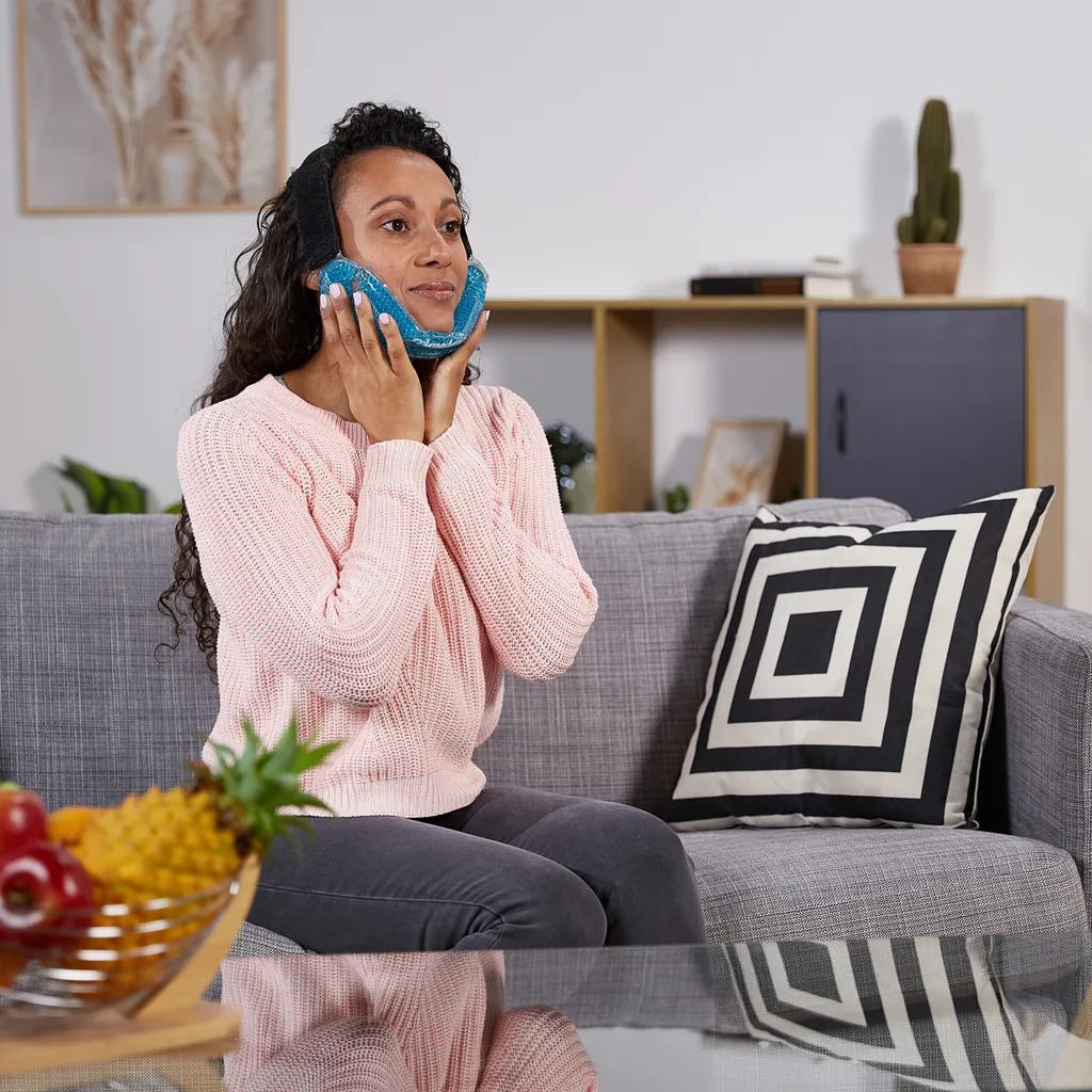 Relaxdays Kühlpads Kopf Im 4er Set – Bild 3