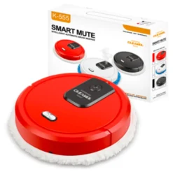 3 In1 Rote Smart Saugroboter Staubsauger Mit Nass Trocken Wischfunktion Kehrroboter Wischen