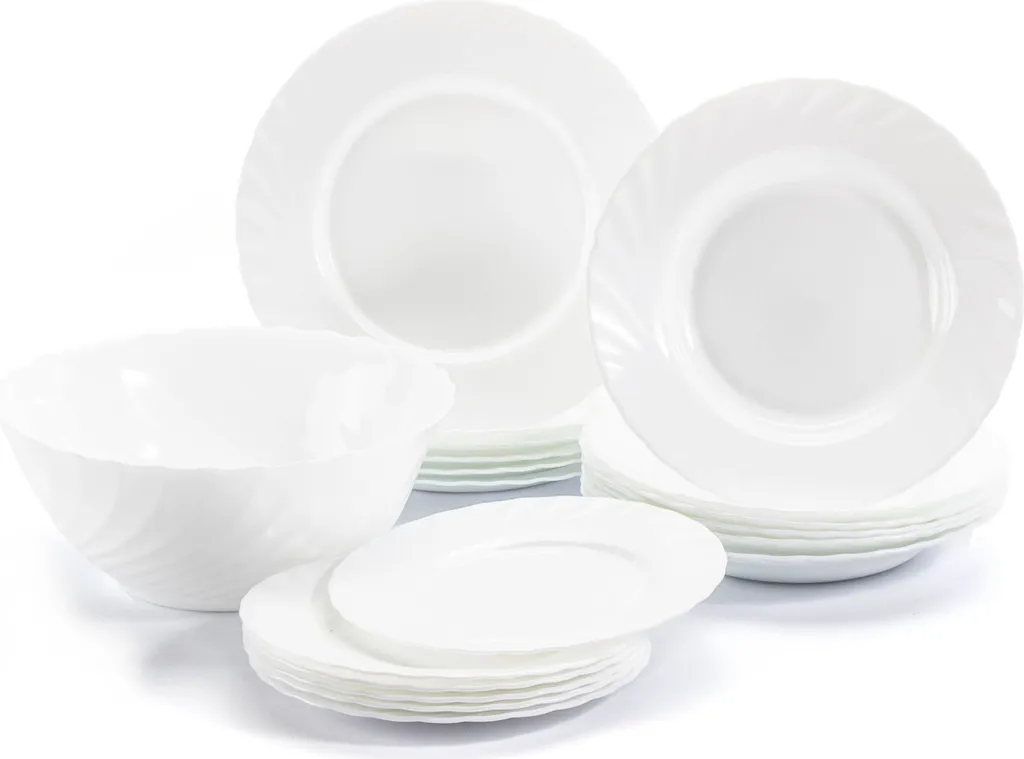 Luminarc 19tlg. Tellerset + Schale Trianon – Bild 16