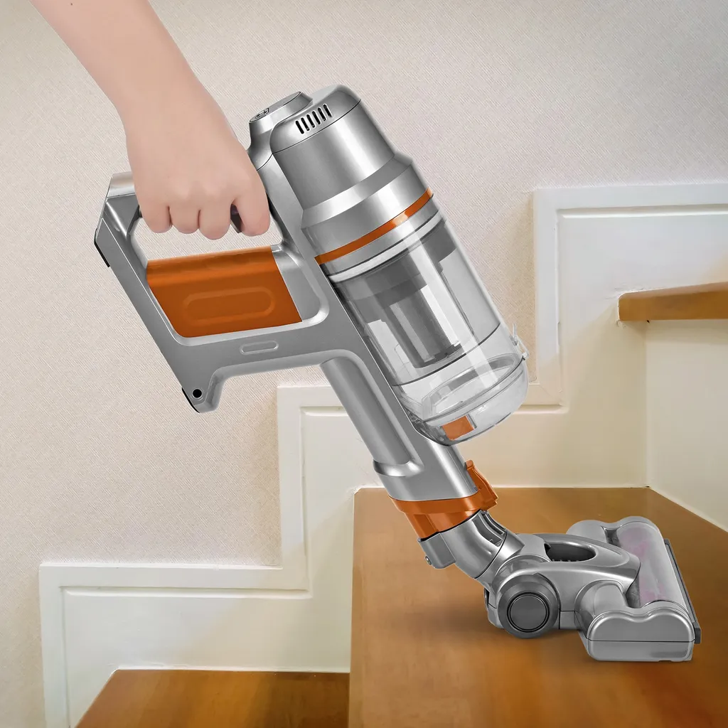 MAXXMEE Akku-Zyklon-Staubsauger Pet Star - Orange/silber Staubsauger Beutellos Akku Zyklon Bodenstaubsauger Kabellos 2in1 Tierhaare – Bild 10
