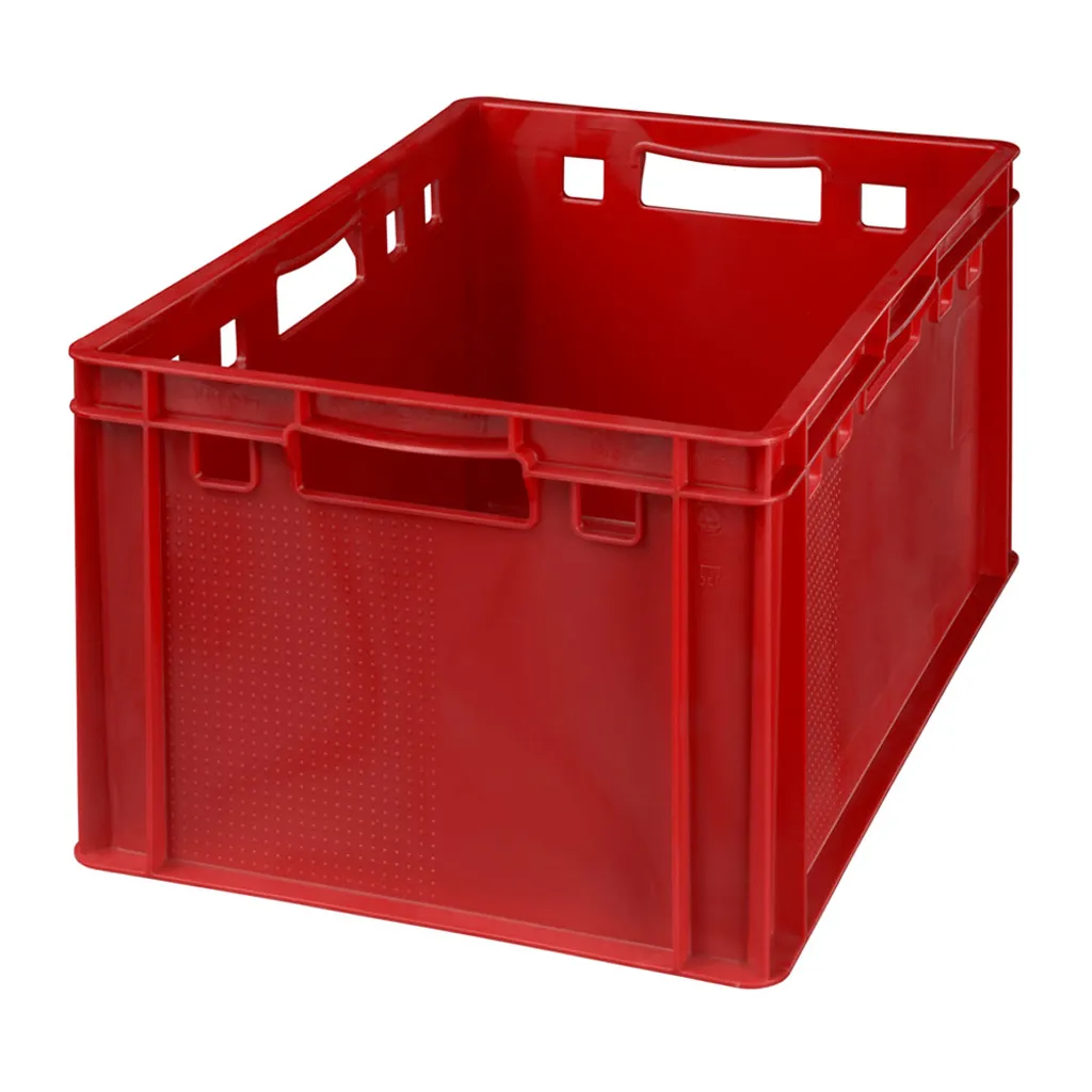 4 Stück Eurokisten E3 Metzgerkiste Rot – Bild 4