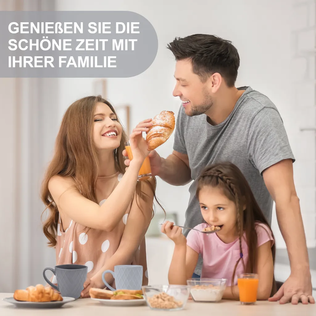 MIAMIO - 6 Er Set Kaffeetassen Palmanova Collection - Ocean – Bild 3