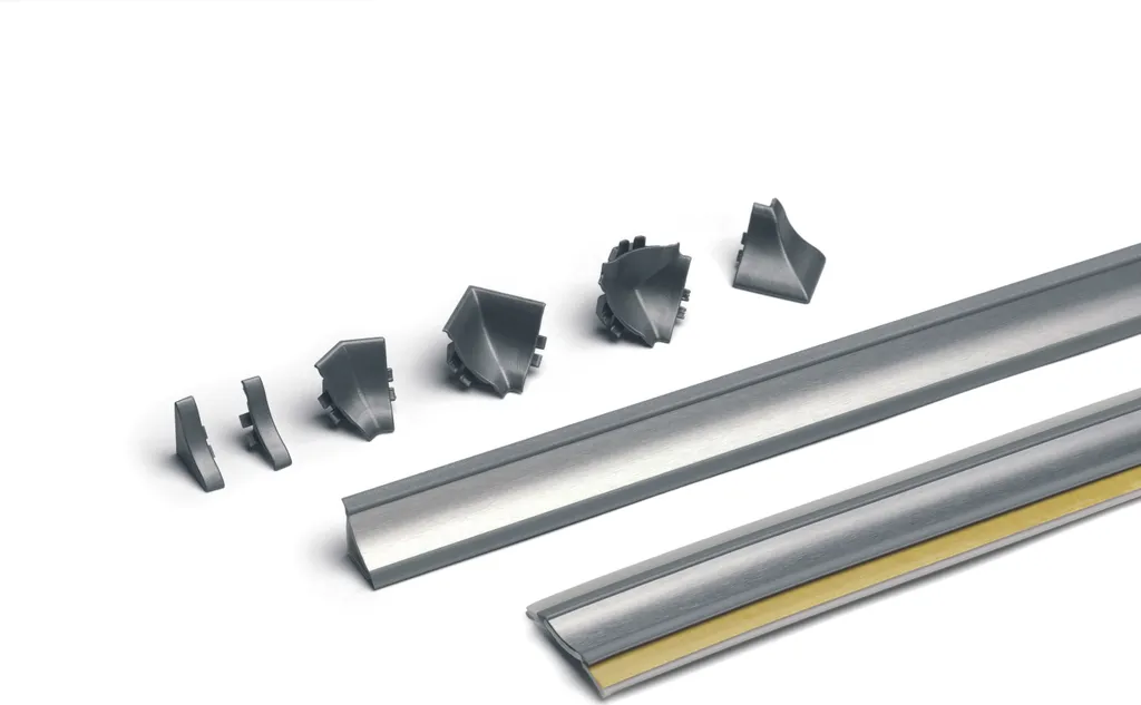 Küchenleiste Wandabschlussleiste Wandanschlussleiste Arbeitsplatten 5m 14x14mm