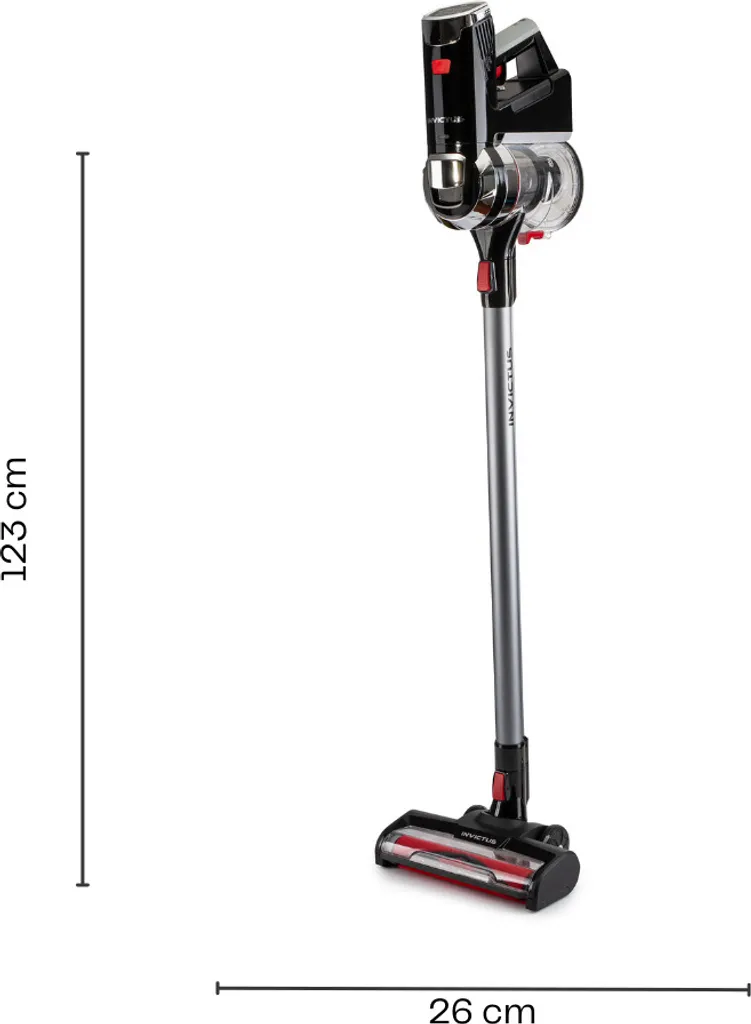 Genius Invictus X9 Set 14tlg Akku Staubsauger Handstaubsauger Mit LED Beutellos Kabellos HEPA Für Allergiker Tierhaare; A28142 – Bild 6