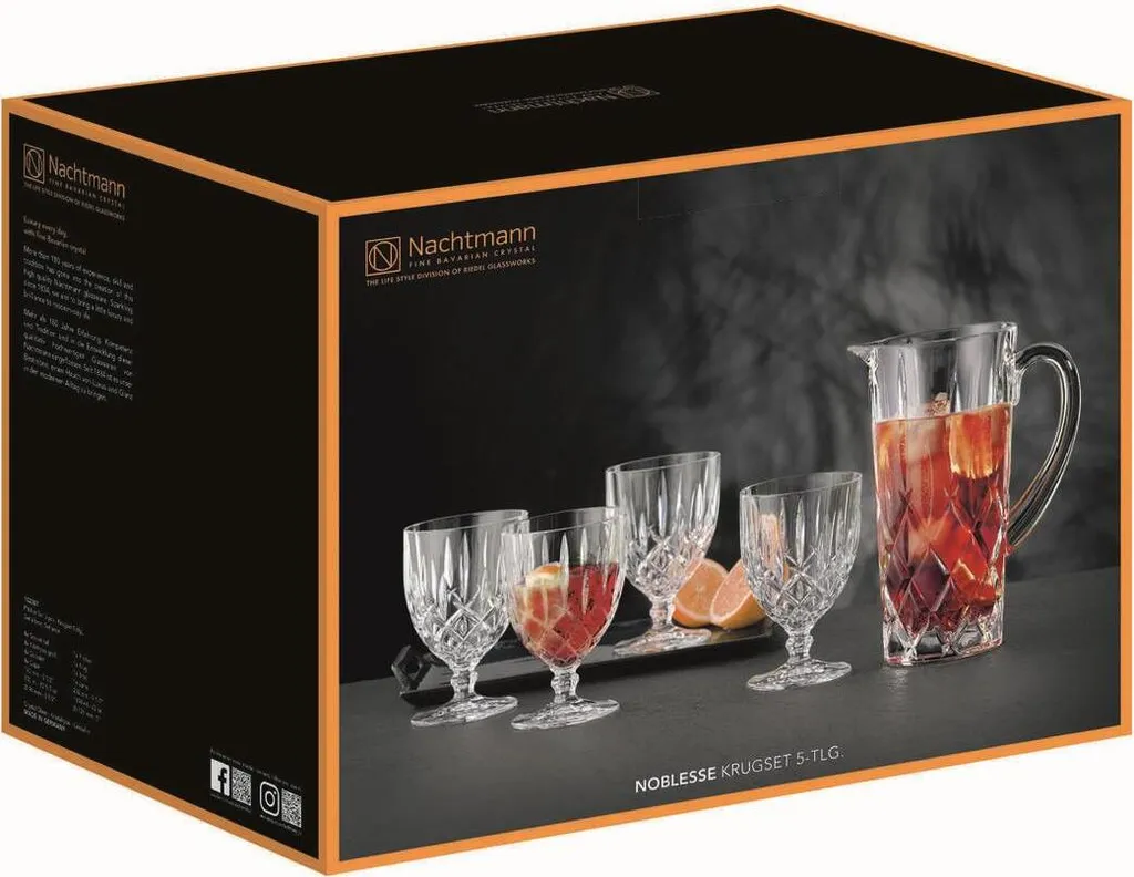 Nachtmann Krug Set/5 7522/5tlg Noblesse K 102387 – Bild 3