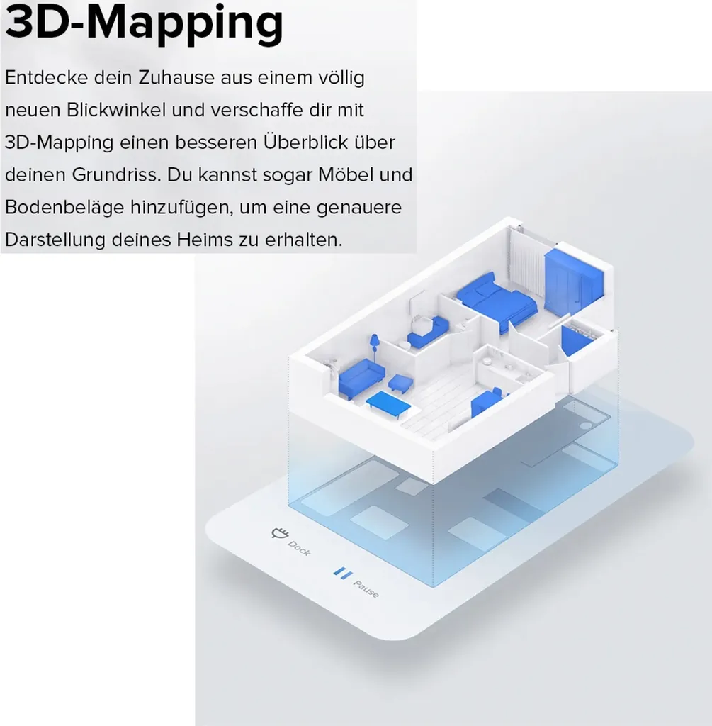 Roborock Q7 Max Staubsauger Saugroboter Kehrroboter 4200Pa Sonic LiDAR EU Schwarz (S5 MAX Update) – Bild 6