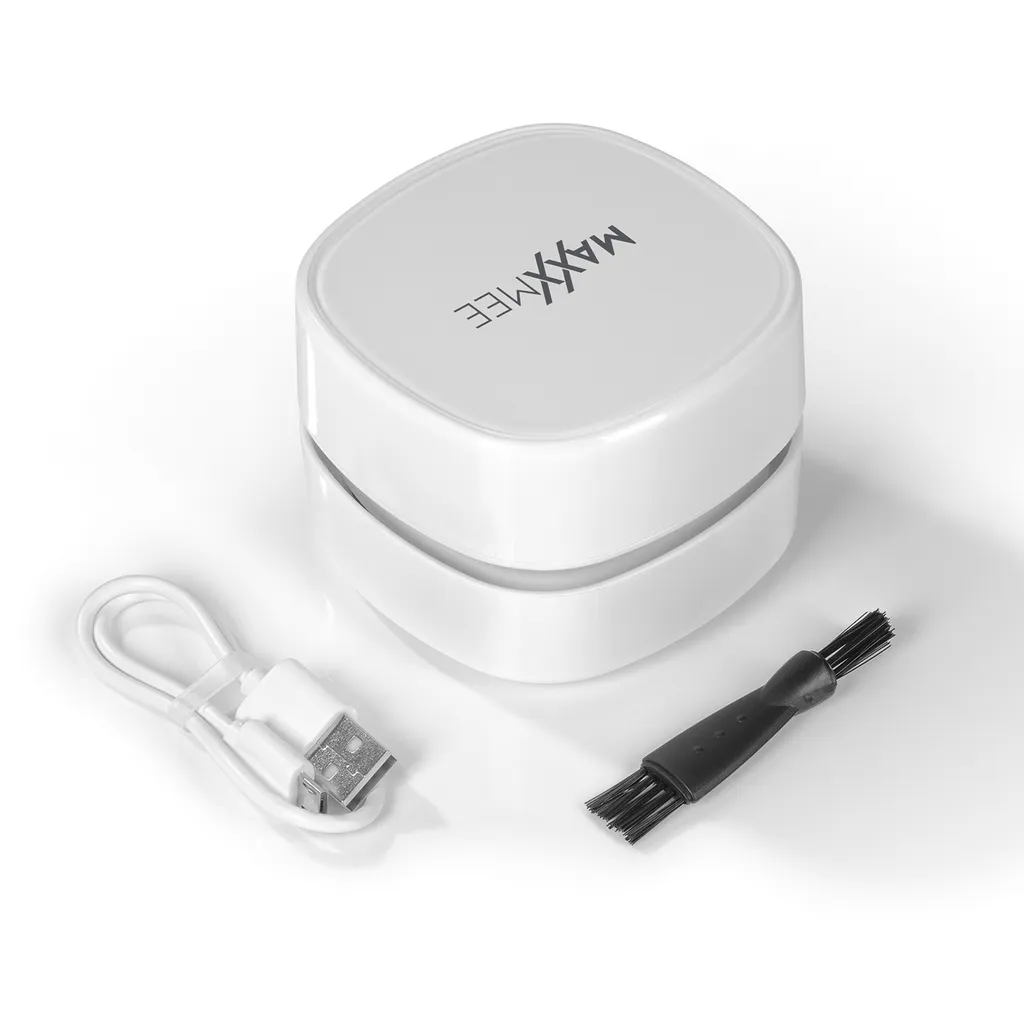 MAXXMEE Tisch-Staubsauger - 60 Minuten Laufzeit - Weiß Tischstaubsauger Mini Staubsauger Akku Handstaubsauger Handsauger Akkusauger – Bild 6