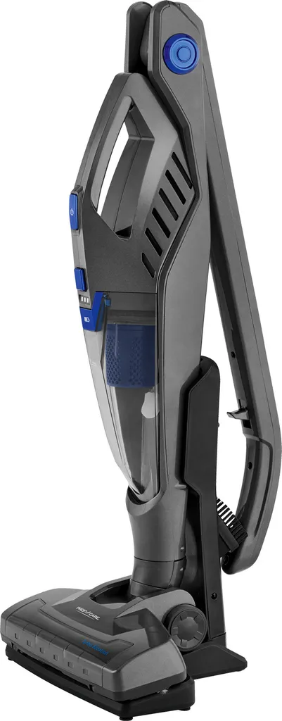 ProfiCare 2 In 1 Hand-und Bodenstaubsauger PC-BS 3035 A, Praktische Ladestation Inkl. Zubehörhalterung, Leistungsstarker 14,8 V Lithium Ionen Akku, Turbo Rotation, HEPA-Filter, Anthrazit-blau – Bild 4