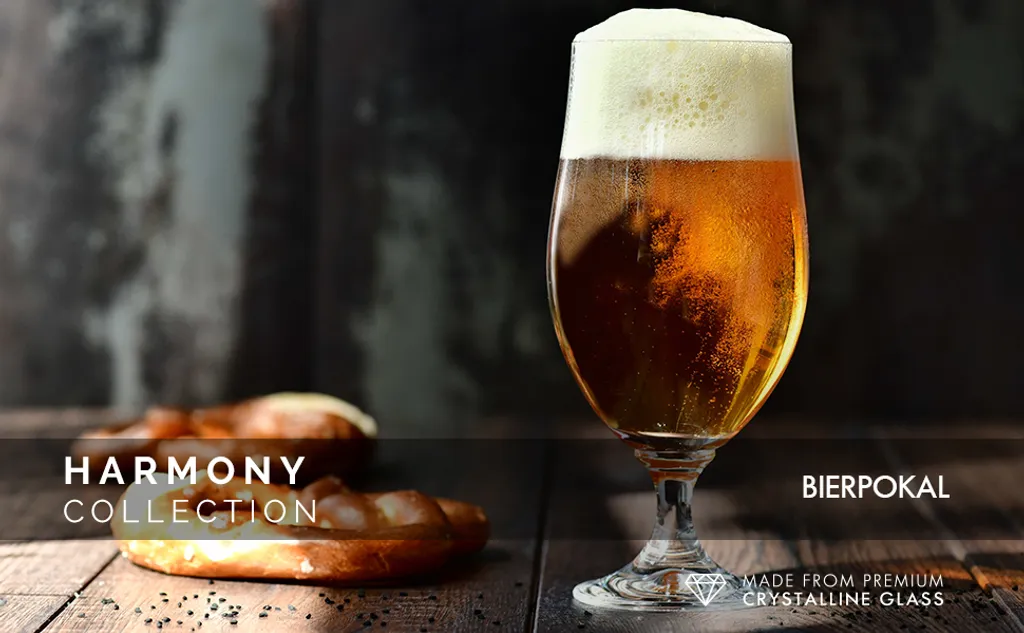 KROSNO Harmony Lager Biergläser, 6er-Set, 500 Ml – Bild 2