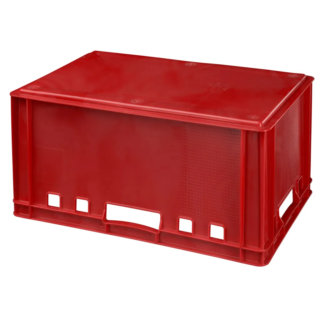 4 Stück Eurokisten E3 Metzgerkiste Rot – Bild 3