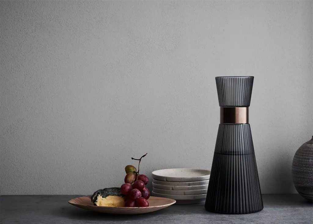 Rosendahl GRAND CRU MOUTHBLOWN Wasserkaraffe Smoke – Bild 5