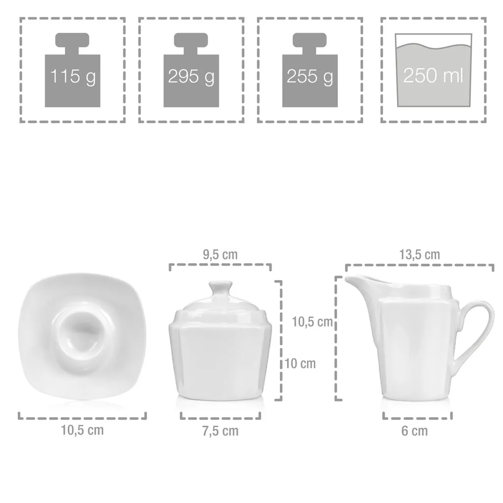 Sänger Kombiservice Bilgola Aus Porzellan 86 Teilig Für 12 Personen – Bild 4