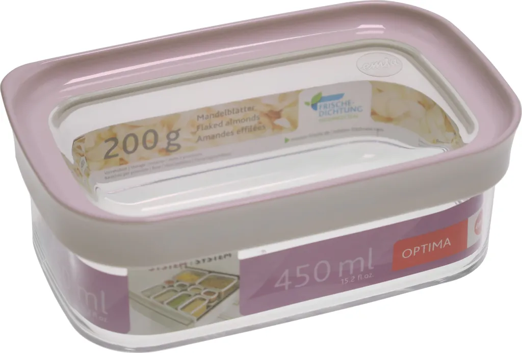 Emsa Trockenvorratsdose OPTIMA 0,45 Liter Transparent / Weiß – Bild 18