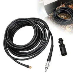 Wolketon 15m Rohrreinigungsschlauch Rohrreiniger Set Für Kärcher Kränzle K2 - K7 Hochdruckreiniger Mit Lavor Anschluss