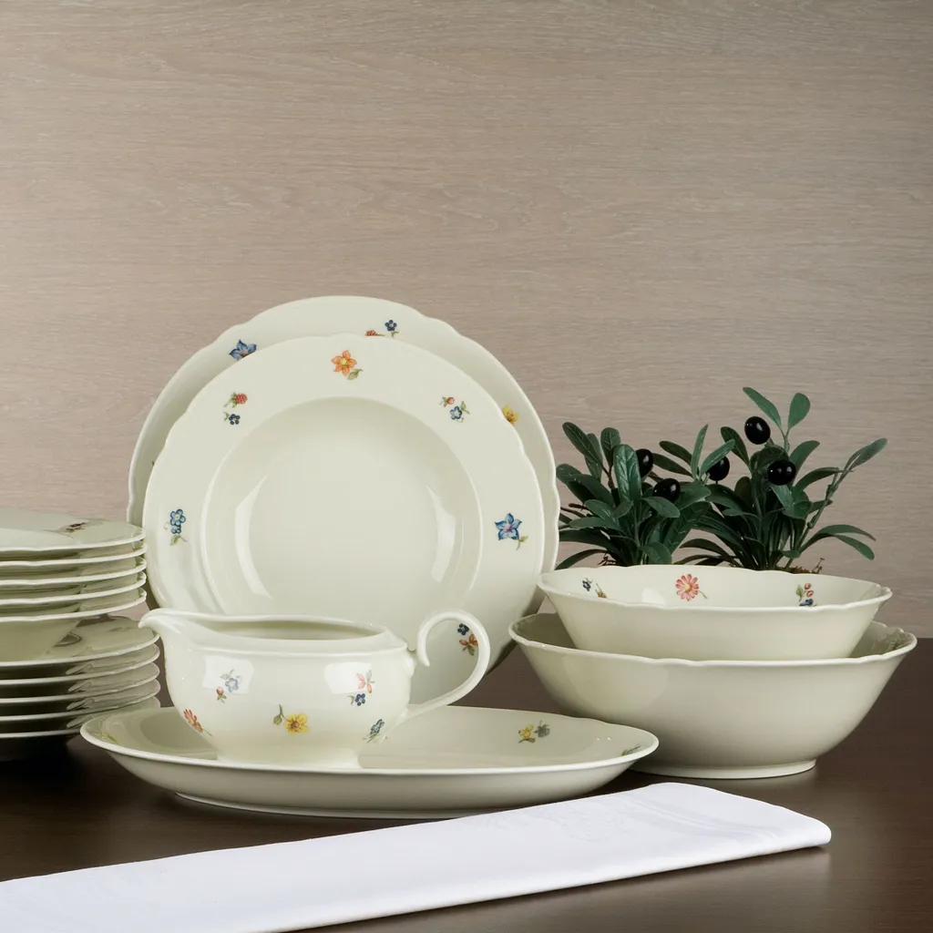 Seltmann Kaffeeservice 18 Tlg Marie-Luise Elfenbein 44714 Porzellan – Bild 8