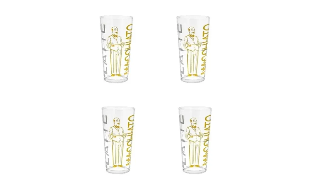4er Set Collection Milk Latte Macchiato Kaffee Kaffeegläser Longdrink Gläser Glas Stapelbar – Bild 2