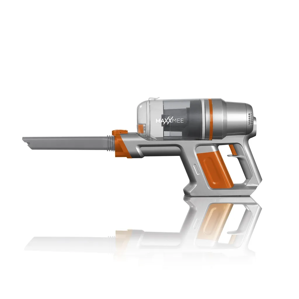 MAXXMEE Akku-Zyklon-Staubsauger Pet Star - Orange/silber Staubsauger Beutellos Akku Zyklon Bodenstaubsauger Kabellos 2in1 Tierhaare – Bild 9